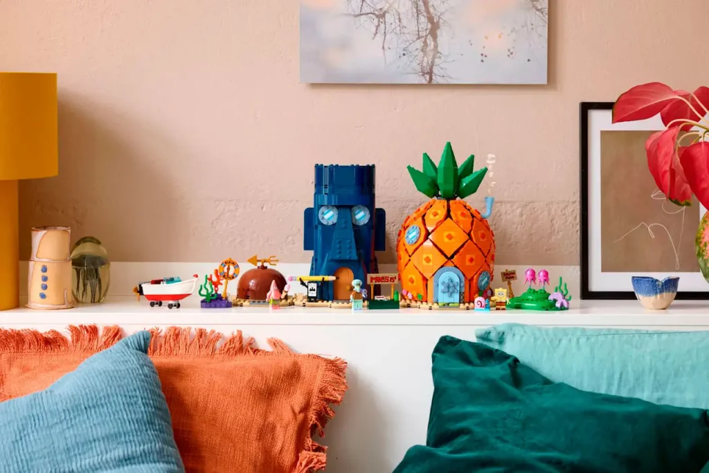 LEGO Bob Esponja recrea Fondo de Bikini con casas, personajes y guiños