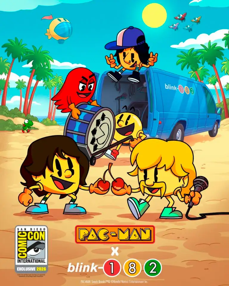Pac-Man y blink-182 estrenan colaboración en San Diego Comic-Con 2026