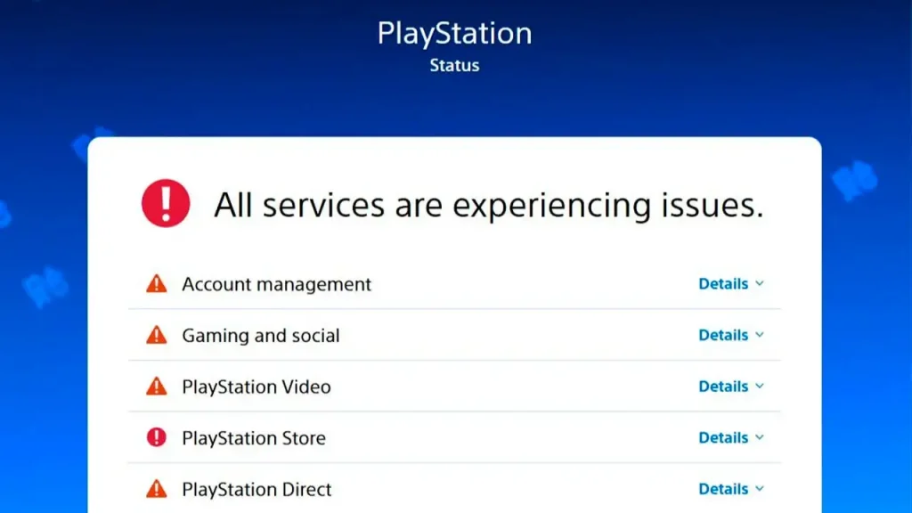 Status de la PSN
