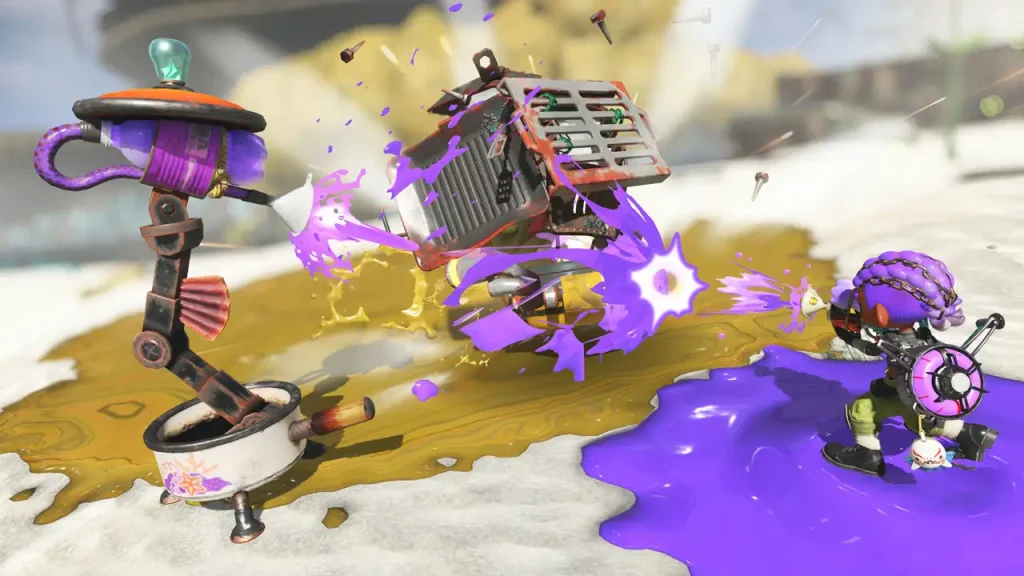 Splatoon Raiders y el uso de artilugos