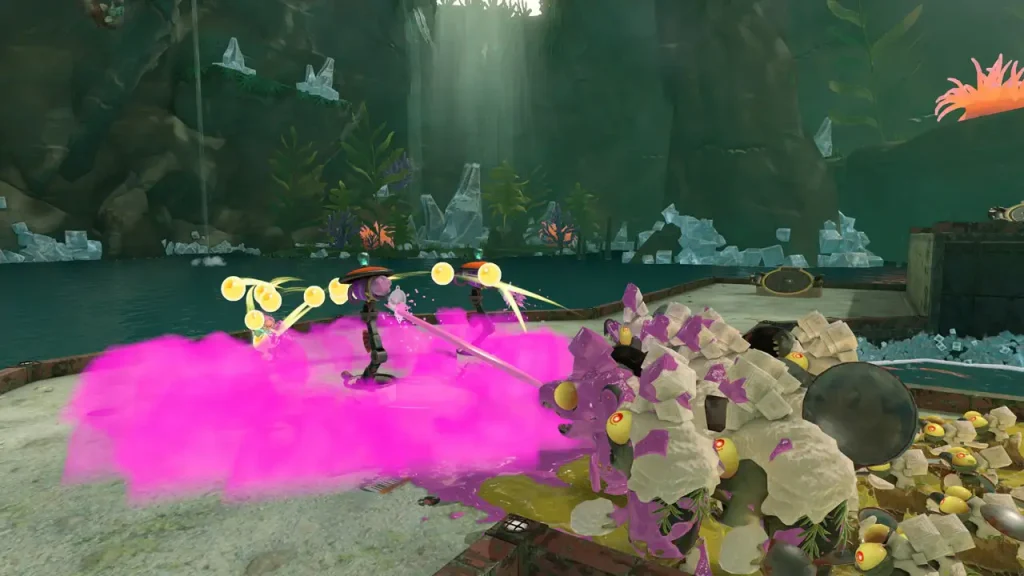 Splatoon Raiders y el uso de artilugos