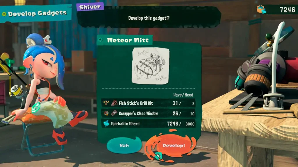 Splatoon Raider, progresión mejoras