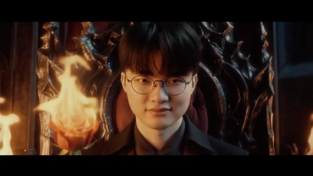 Faker protagoniza un promocional para Samsung y revive la esencia de Heavy Is the Crown junto a los actuales jugadores de T1.