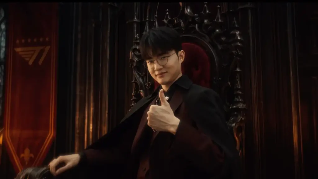 Faker protagoniza un promocional para Samsung y revive la esencia de Heavy Is the Crown junto a los actuales jugadores de T1.