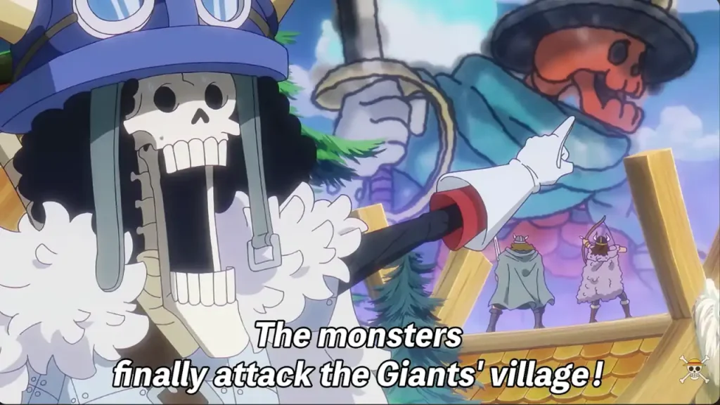 One Piece, capítulo 1174, finalmente se prepara todo para la mayor batalla de Elbaf, en medio de barcos destrozados y nuevos personajes.