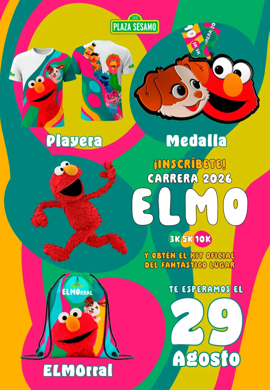 Carrera Elmo 2026, entrega de Kits