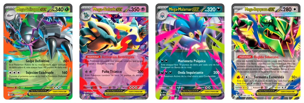 Pokémon TCG Megaevolución Dominio Delta - Cartas