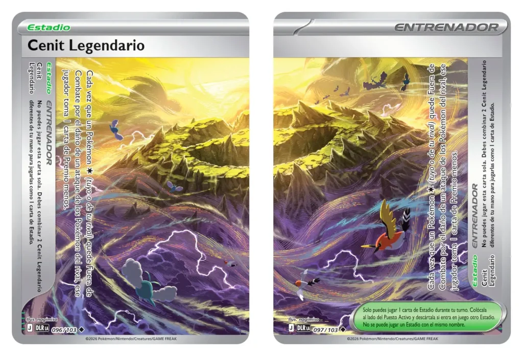 Pokémon TCG estrena Estadios Legendarios en Dominio Delta