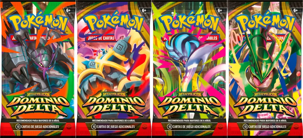 Sobres de Pokémon TCG Megaevolución Domio Delta