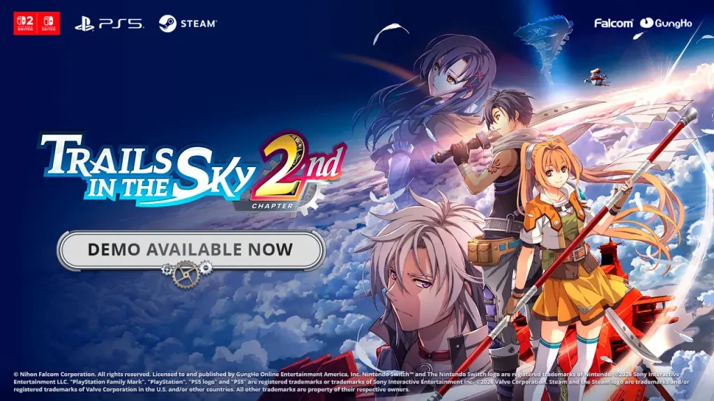 Trails in the Sky 2nd Chapter permite transferir el progreso del demo