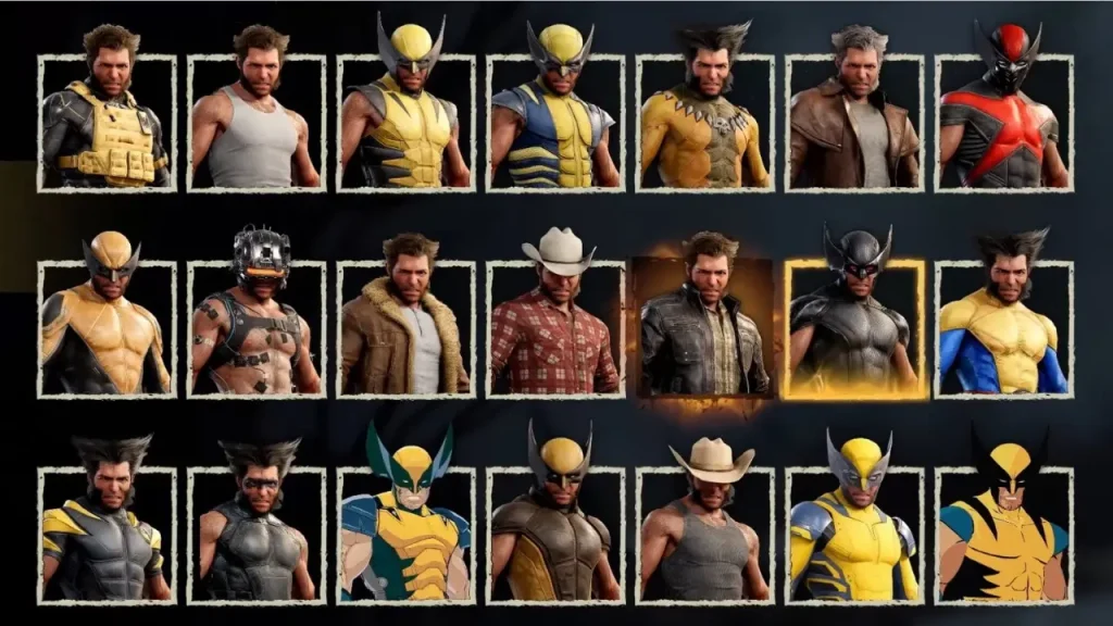 Los trajes de Wolverine