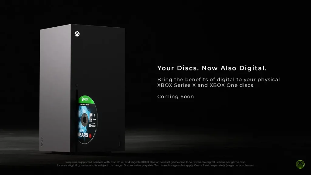 Xbox juegos físicos a digitales