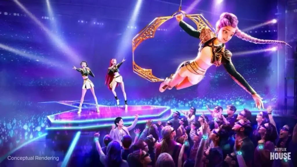 KPop Demon Hunters: Netflix revela una experiencia inmersiva en Dallas y Filadelfia, con una misión junto al elenco de HUNTR/X.  Fuente: Netflix House. 