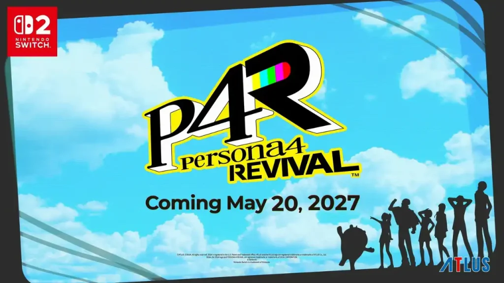 Persona 4 Revival llegará a Nintendo Switch 2 y Atlus también confirmó que Persona 6 prepara su llegada a la nueva consola.