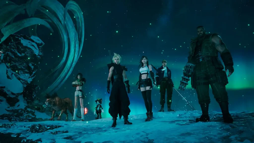 Final Fantasy VII Revelation lleva al grupo hacia Whirlwind Maze