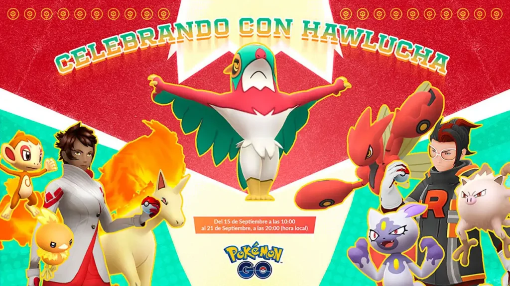 Pokémon GO tendrá una investigación temporal de Hawlucha en México