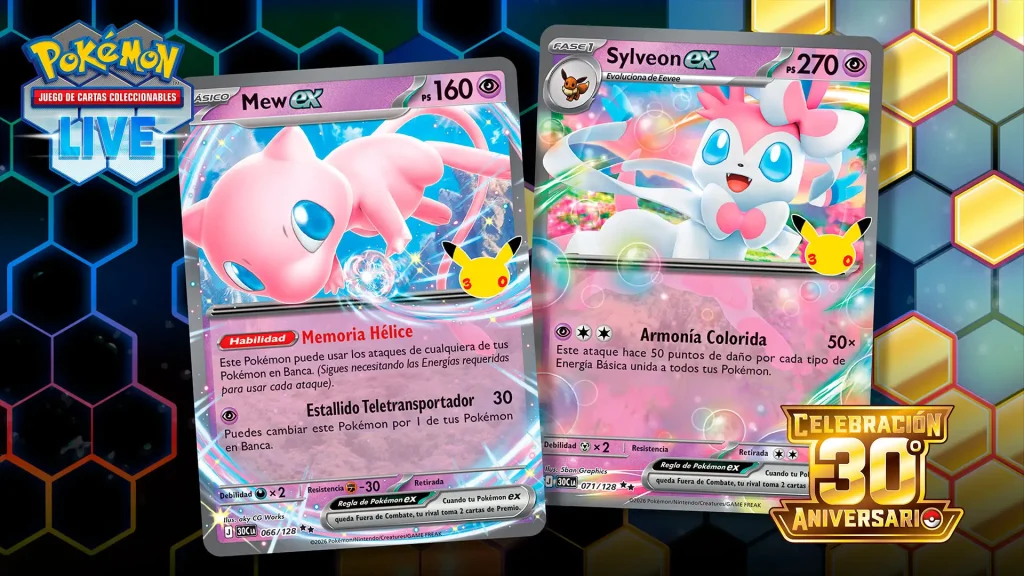 Pokémon TCG estrena cartas Rara Futurista por su 30 aniversario