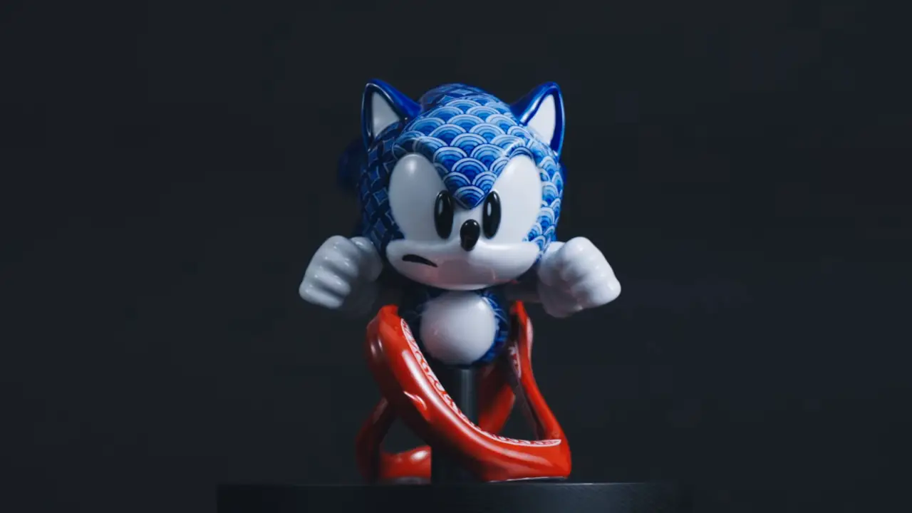 Sonic se convierte en figura de porcelana por su 35 aniversario