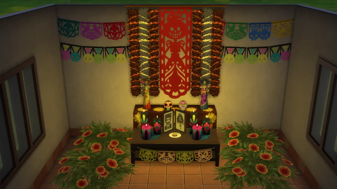 The Sims celebra Día de Muertos con ofrendas y más ítems
