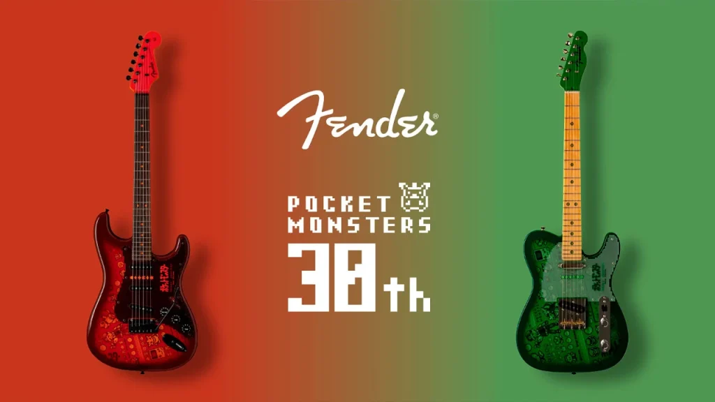 Pokémon y Fender transforman la Stratocaster y Telecaster