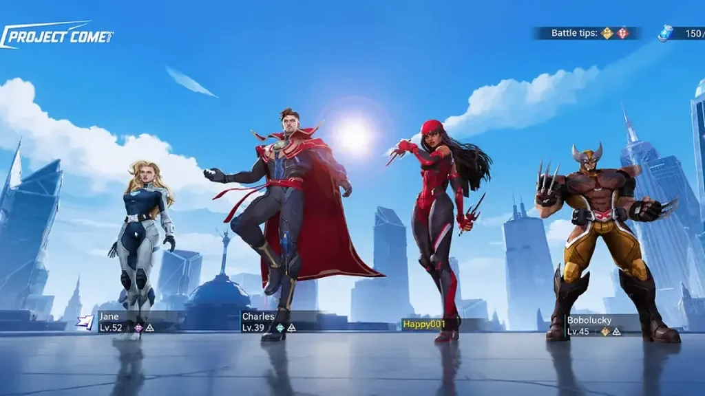 Marvel arpg videojuego para móviles