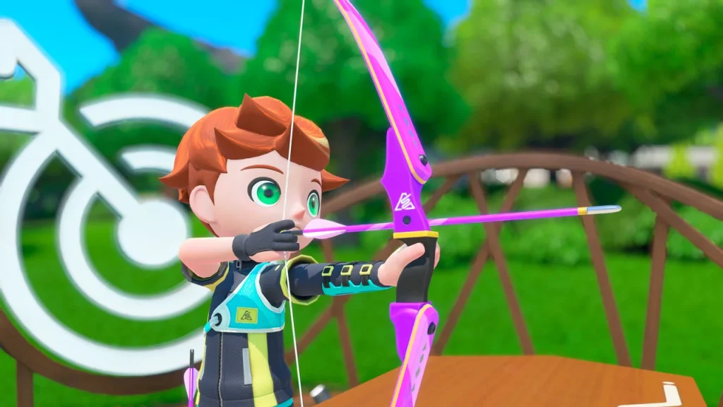Nintendo Switch Sports Resort, tiro con arco