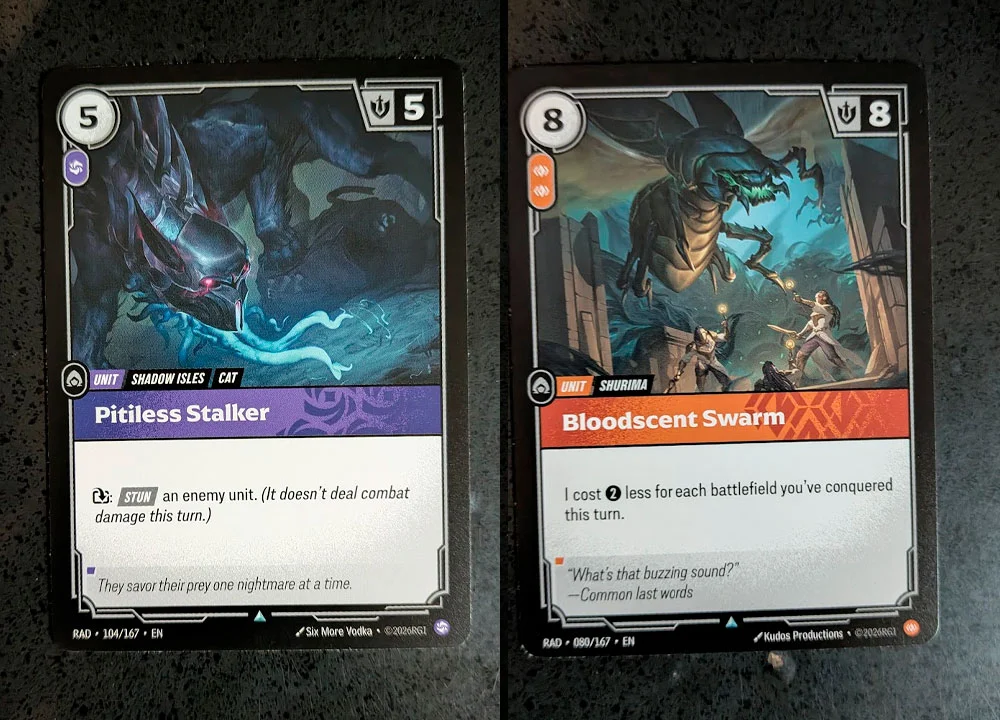 Riftbound Radiance: Pitiless Stalker, Bloodscent Swarm